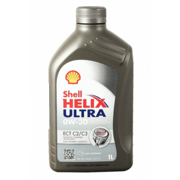 Моторное масло Shell Helix Ultra ECT 0w30 синтетическое (1 л)